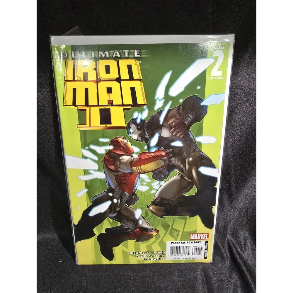 Ultimate Iron Man II #2 Marvel Comics 2008 Orson Scott Card Pasqual Ferry